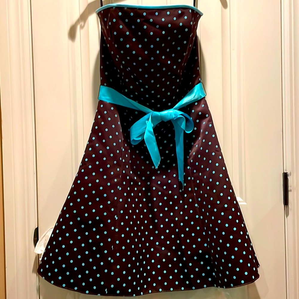 Jessica McClintock~Gunne Sax 9/10 Strapless Party Special Occasion Short Gown